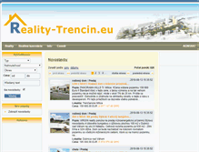 Tablet Screenshot of novostavby.reality-trencin.eu